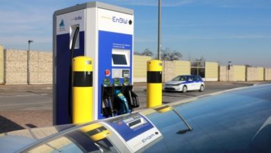 Entlang der wichtigsten Autobahnen: Verhelfen diese Schnellladesäulen für Elektroautos nun zum Durchbruch der eMobilität? Foto: EnBW.