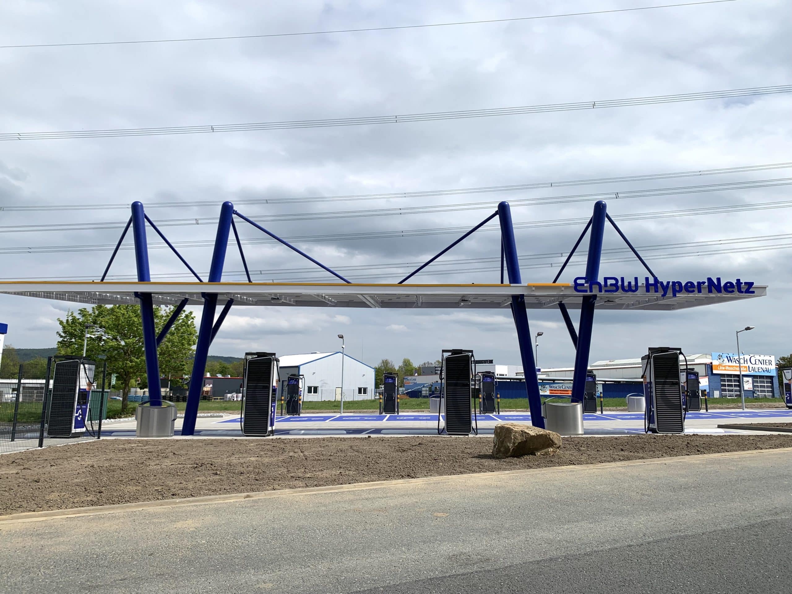 Ladepark Lauenau - EnBW Hypercharger Netz